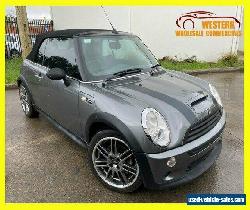 2005 Mini Cabrio R52 Cooper S Convertible 2dr Man 6sp 1.6SC [MY05] Black Manual for Sale